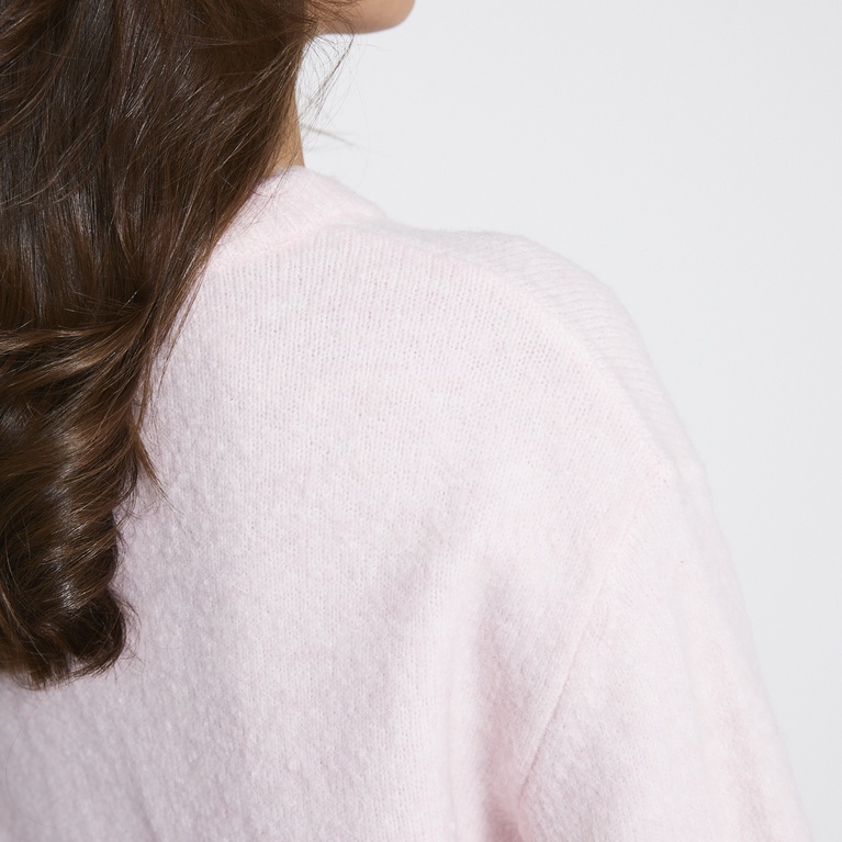 Basic knit sweater "Sadie" Light Pink
